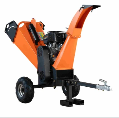 15HP теглеща барабанна дробилка за дърво